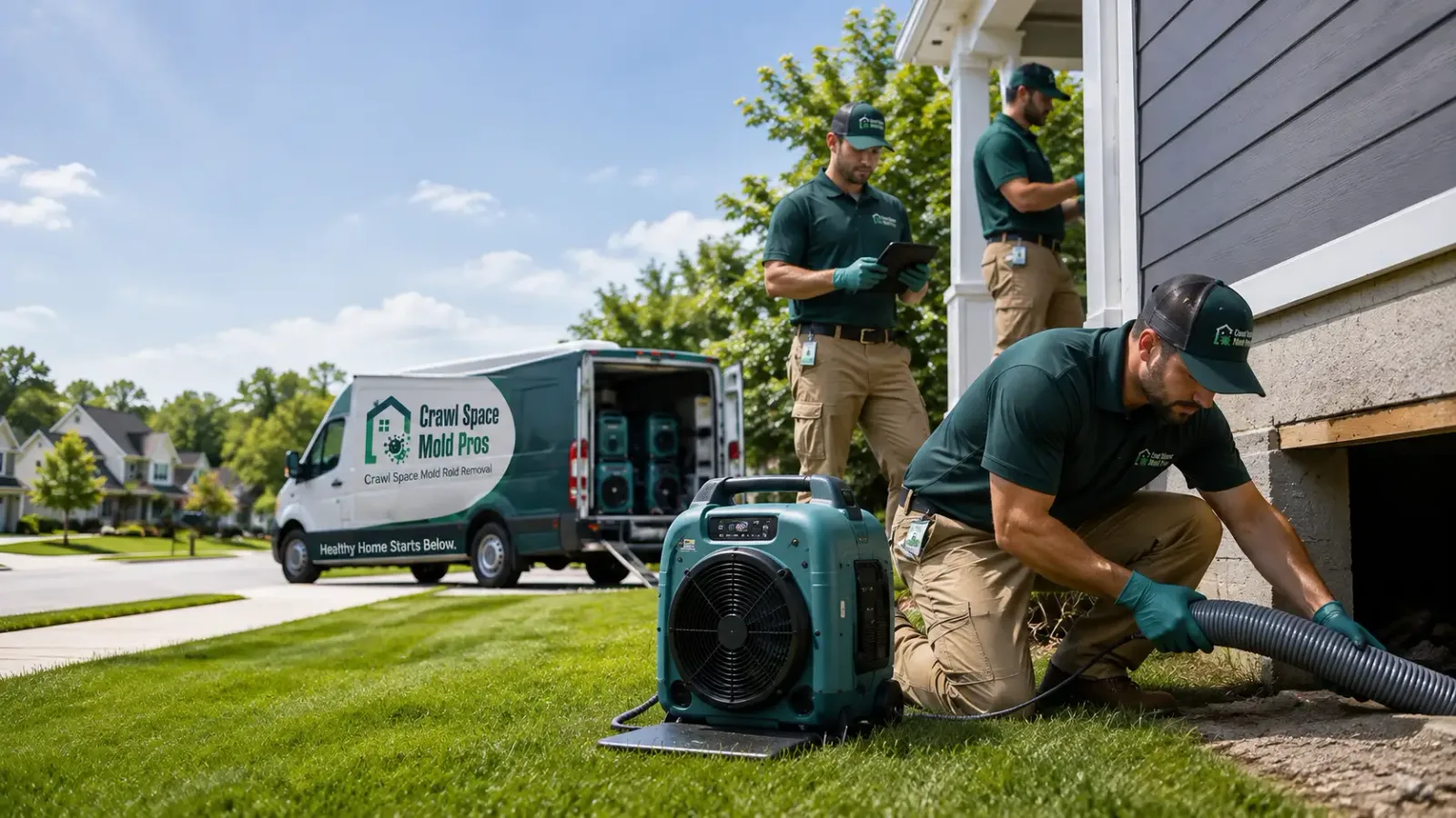 Crawl Space Mold Removal in Bainbridge, PA